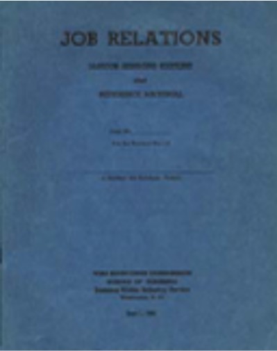 Job Relations Method Training Manual
